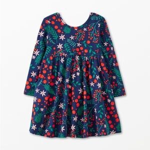 Hanna Andersson Long Sleeve Skater Dress with Pockets Size 4T (100 cm)